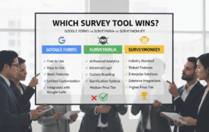 Google Forms vs SurveyNinja vs SurveyMonkey: Which Survey Tool Wins?